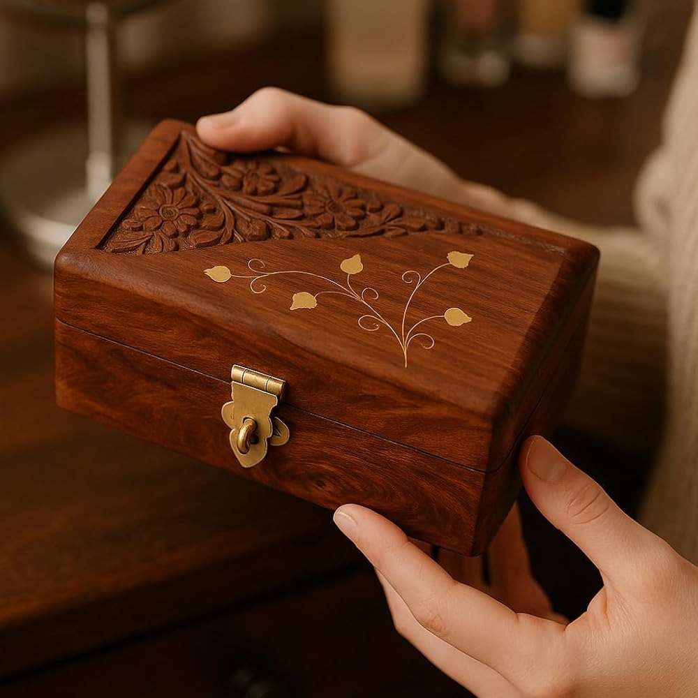 Handcrafted Wooden Jewellery Box