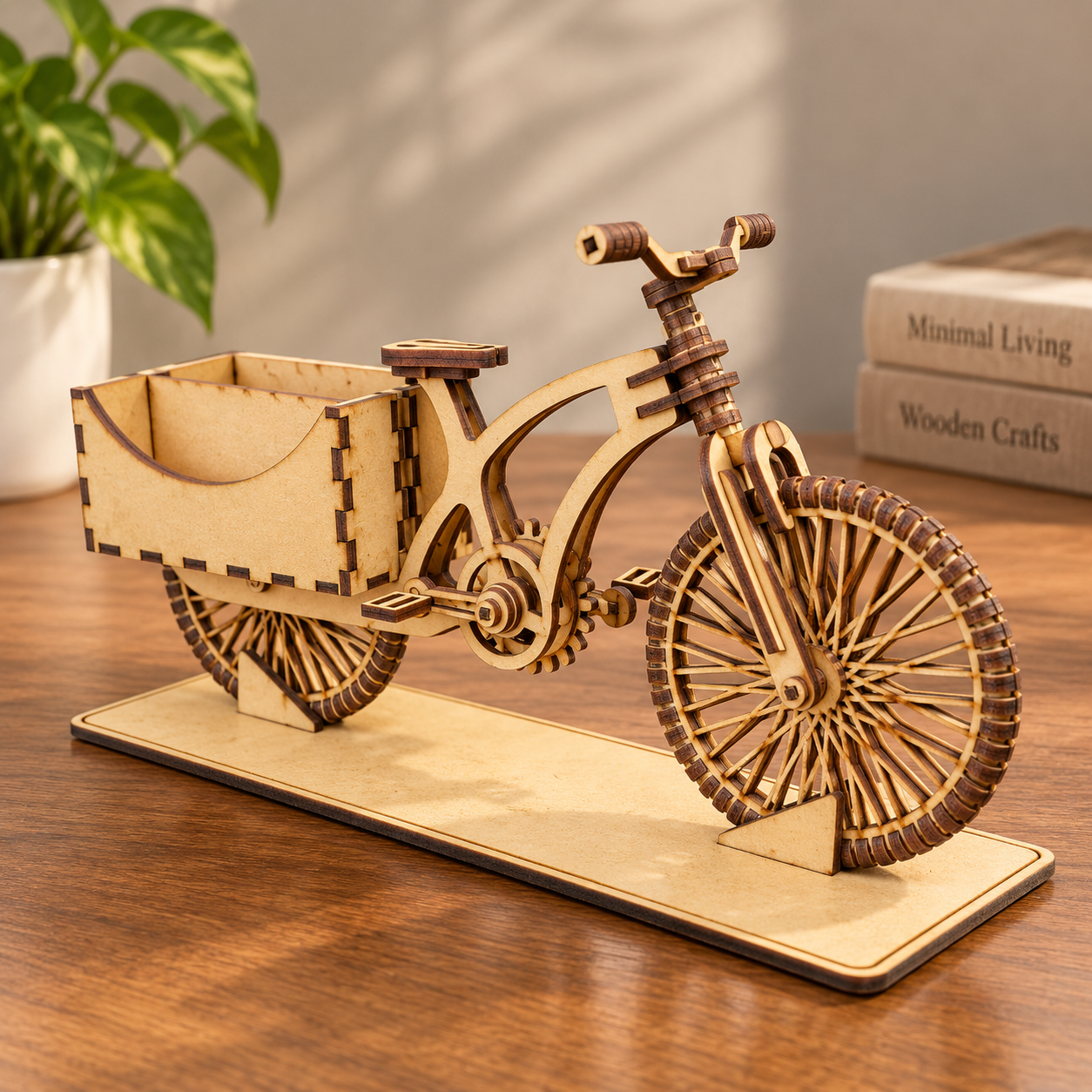 Wooden Bicycle Model