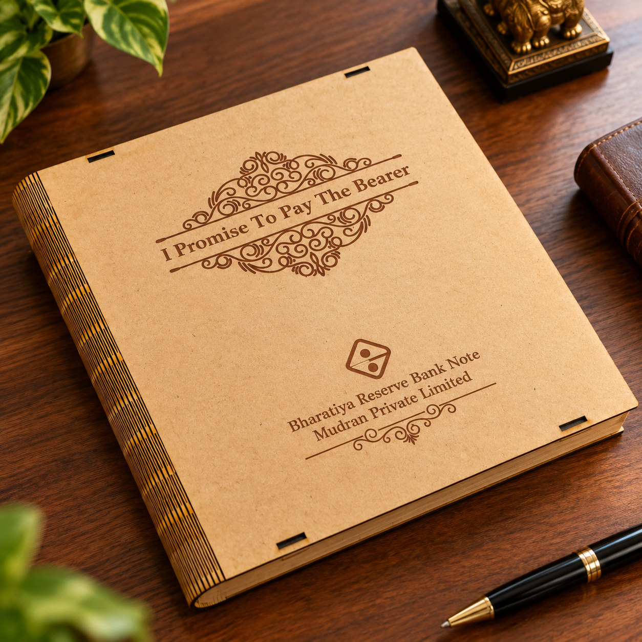 Wooden Money Gift Box