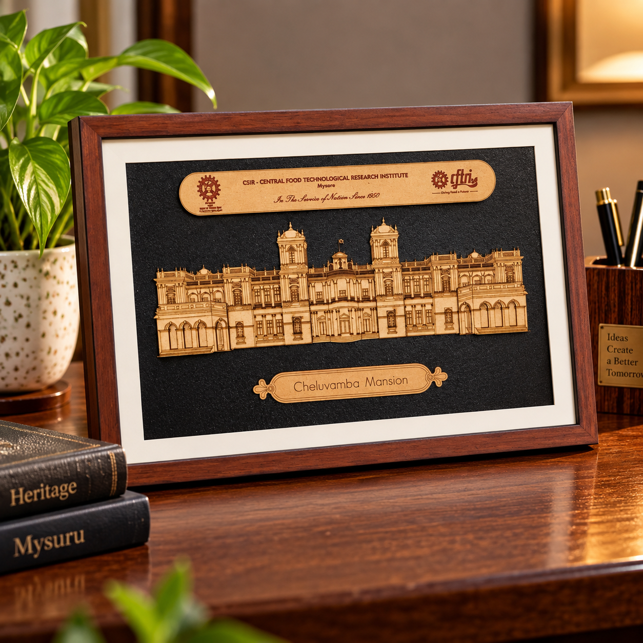 Wooden Architectural Building Model