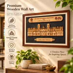 Wooden Architectural Building Model