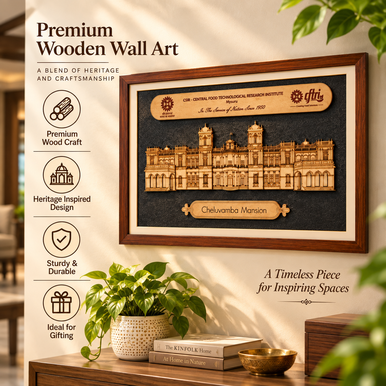 Wooden Architectural Building Model