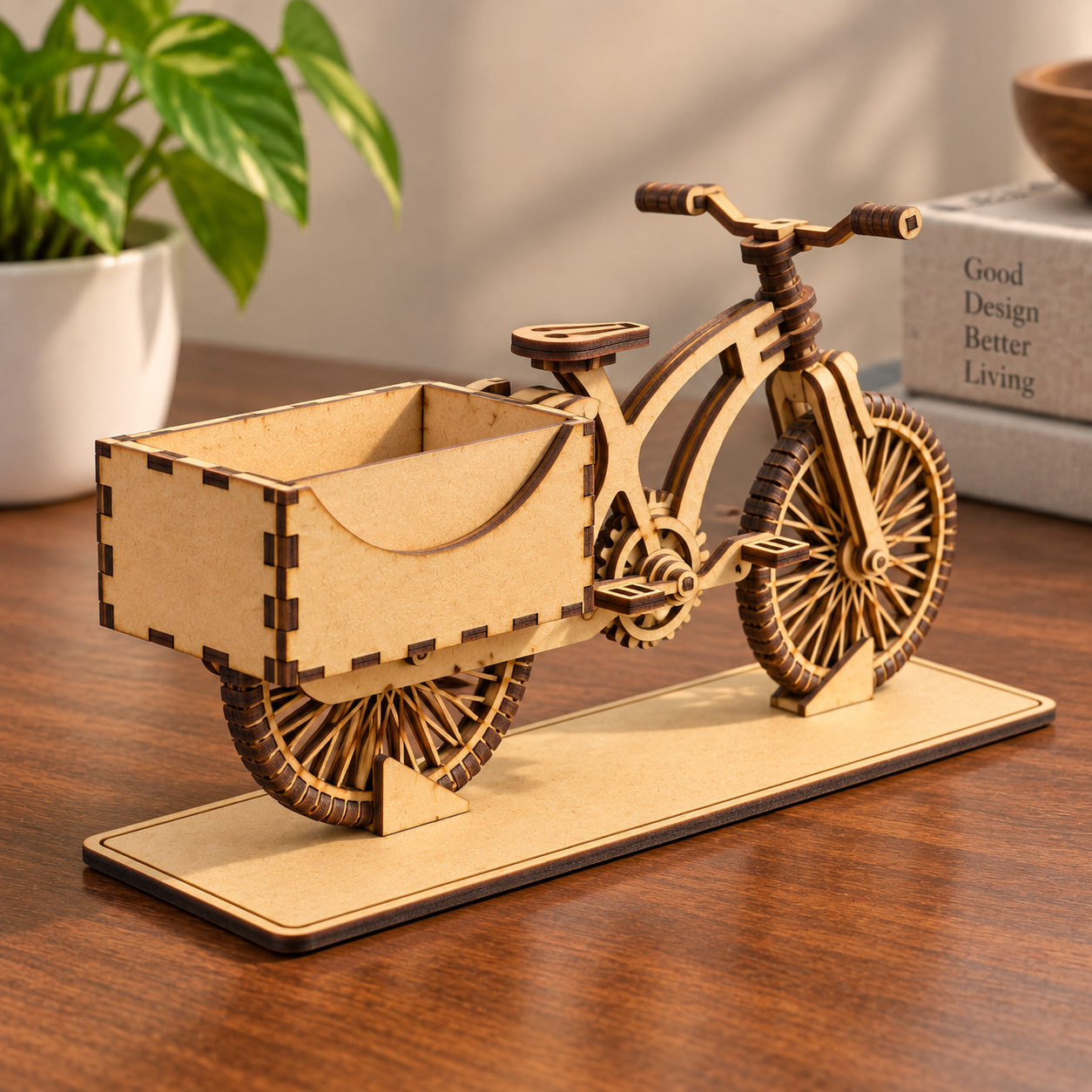 Wooden Bicycle Model