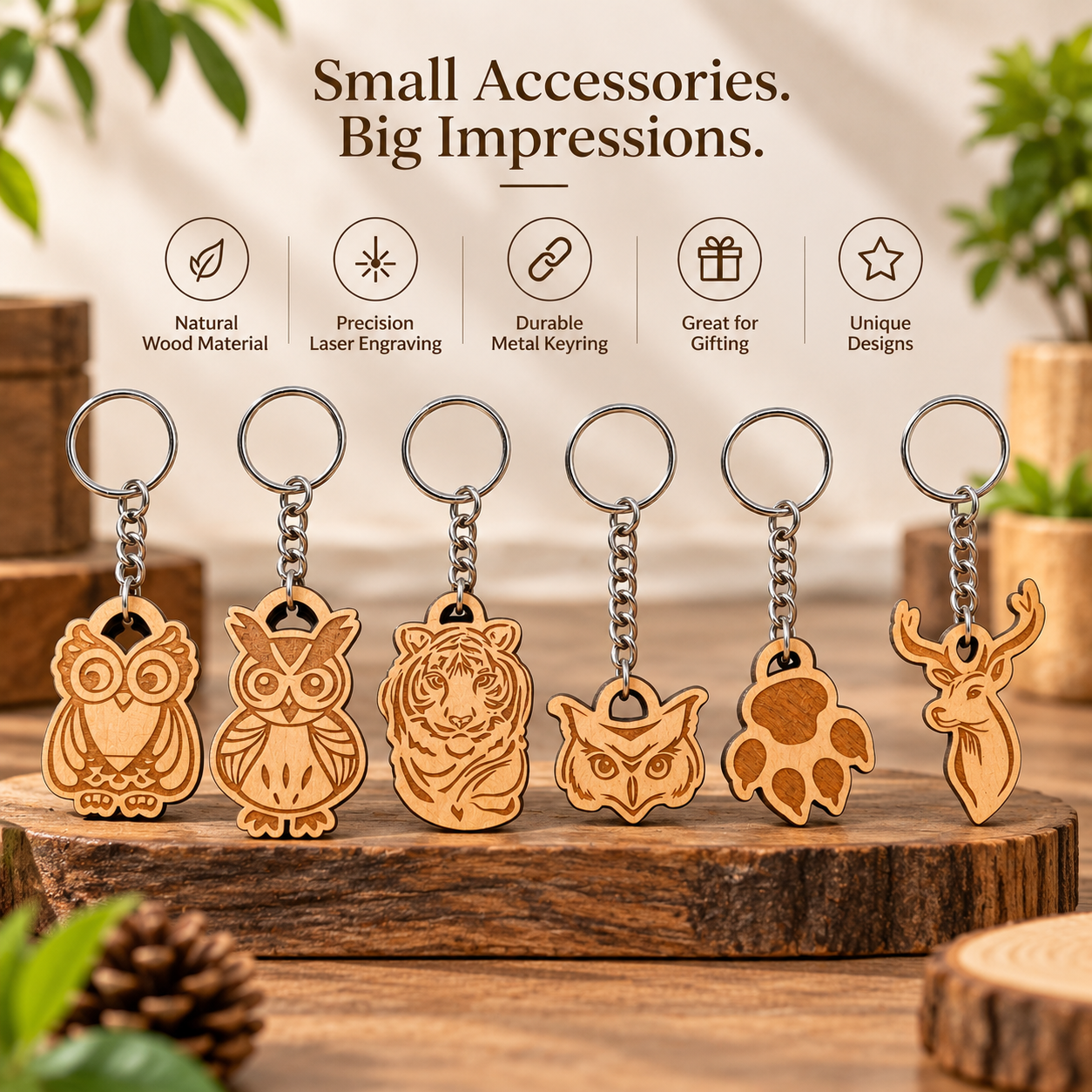 Wooden KeyChains
