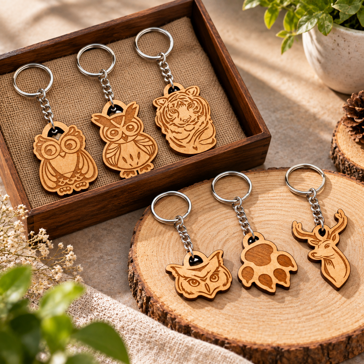 Wooden KeyChains